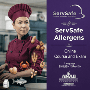ServSafe Allergen online course and exam for managers and food handlers