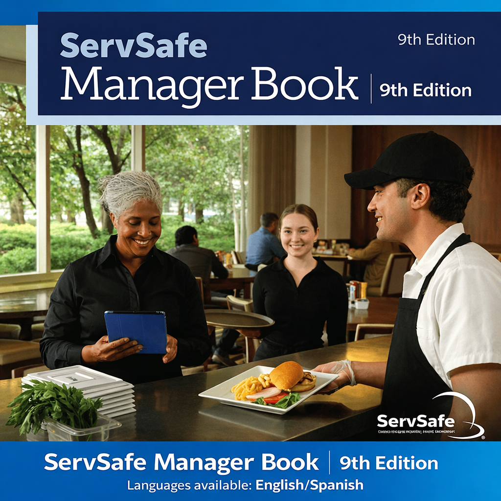 ServSafe Book 9th Edition $54.99 - official certification textbook