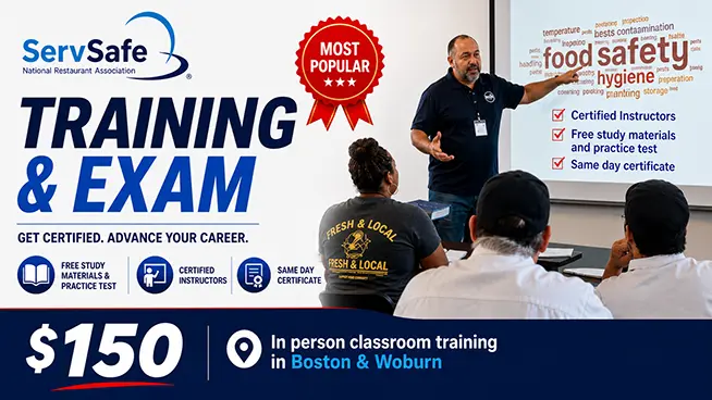 ServSafe class and exam Boston