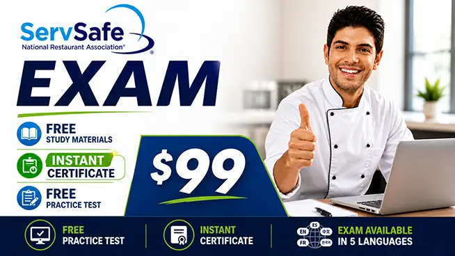 ServSafe exam only appointment Boston Woburn